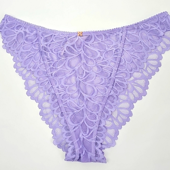 Savage X Fenty Lavendar & Lace Floral Feminine Sexy Panties Sz: 2X - Picture 7 of 8